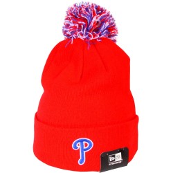 Bonnet New Era Philadelphia Phillies pompon rouge