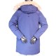 Parka Snorkel à capuche bleu Fermeture zip