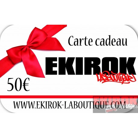 Carte Cadeau 50€