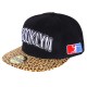 Casquette LYL Brooklyn visière léopard Snapback