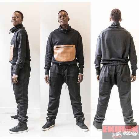 Ensemble sweat et Jogging Vagabombe noir