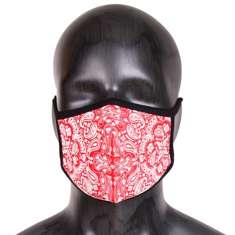Masque Elastique Bandana Noir Rumble Avec Filtre PM 2.5