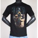 Tee Shirt Noir Psycho Real Gun